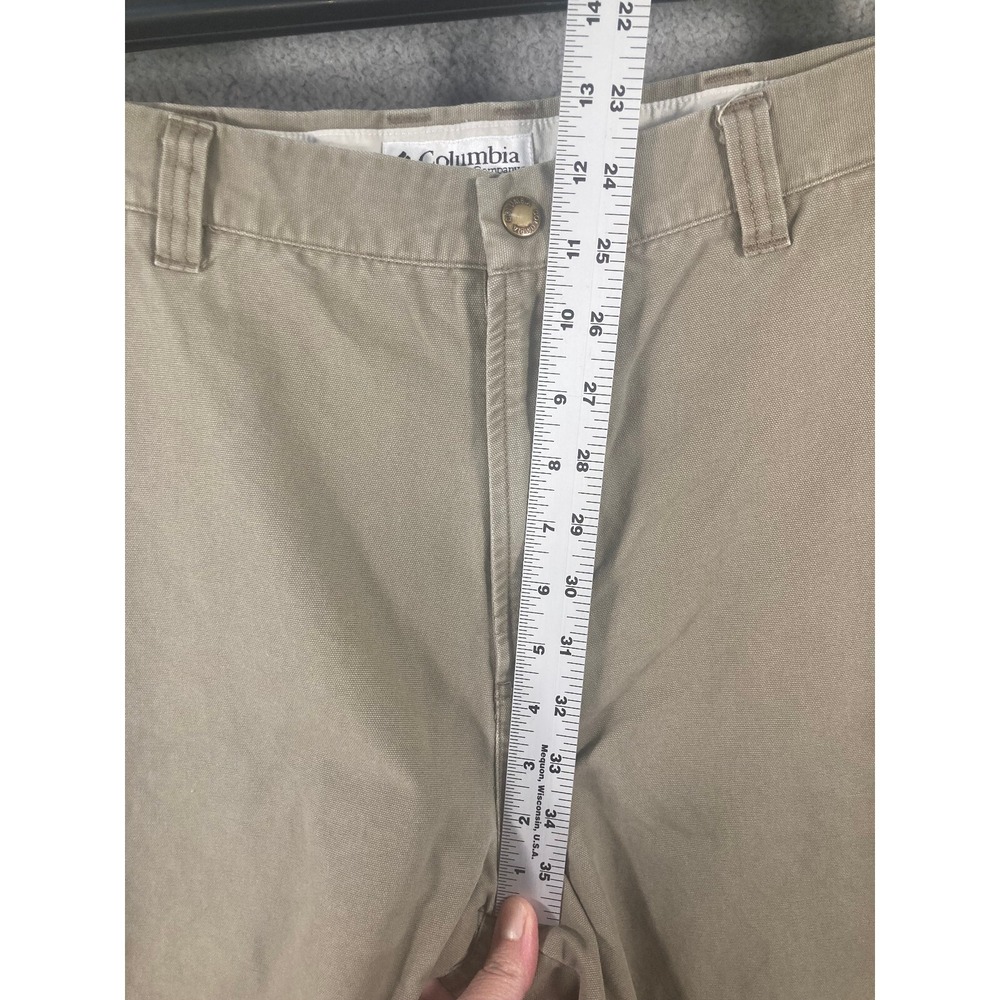 Columbia Pants Men's 36x32 Beige Work Rugged Gorpcore Outdoors Nature Hiking View 5